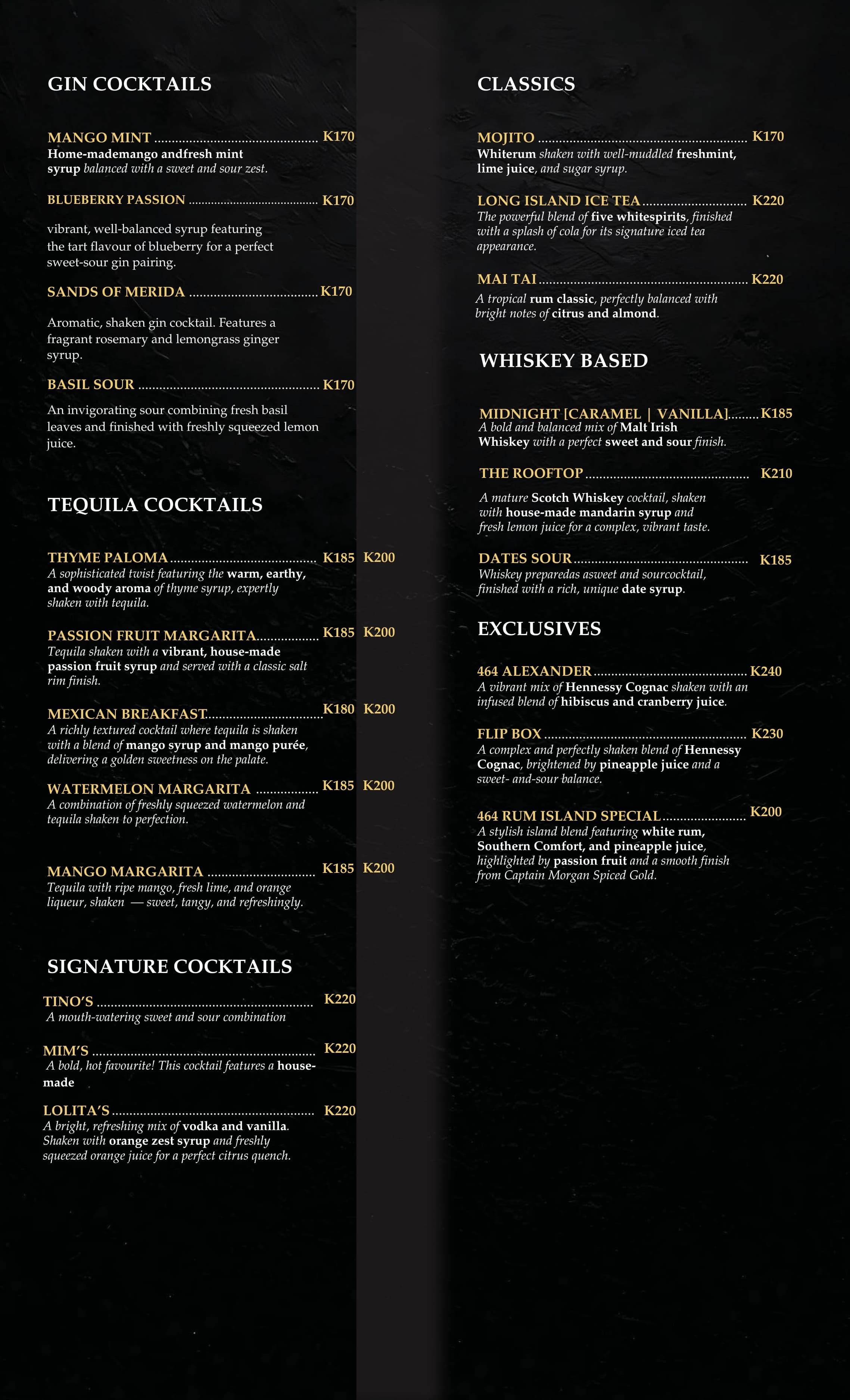 464 menu page 9